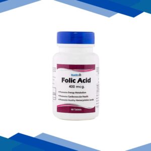 Healthvit Folic Acid 400mcg- Tablets 60’s