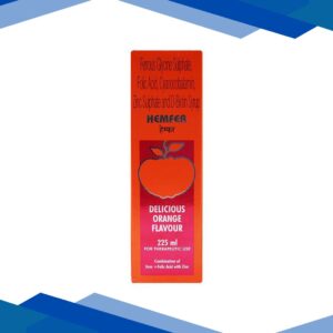 Hemfer delicious orange flavour Syrup 225ml