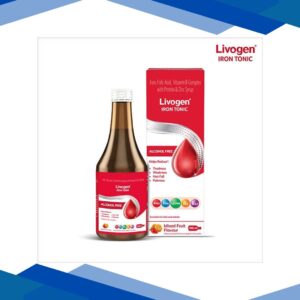 LIVOGEN IRON TONIC ALCOHOL FREE MIXED FRUIT FLAVOUR Syrup 200ml